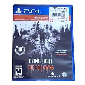 PlayStation 4 PS4 Dying Light The Following Enhanced Version Rated M For Mature